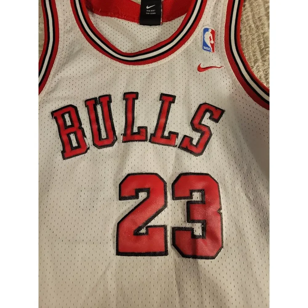 Nike Michael Jordan Chicago Bulls Jersey Youth Large NBA Basketball Boys Kids